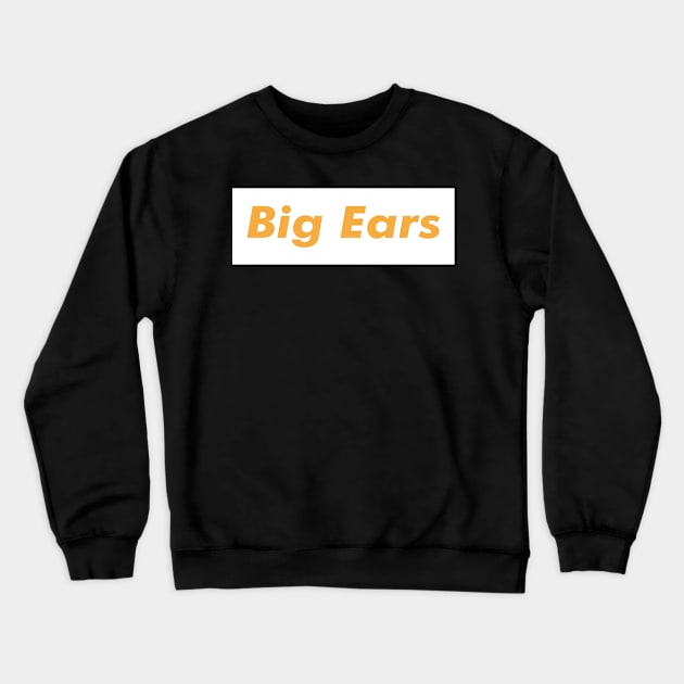 Big Ears Meat Brown Crewneck Sweatshirt by WE BOUGHT ZOO